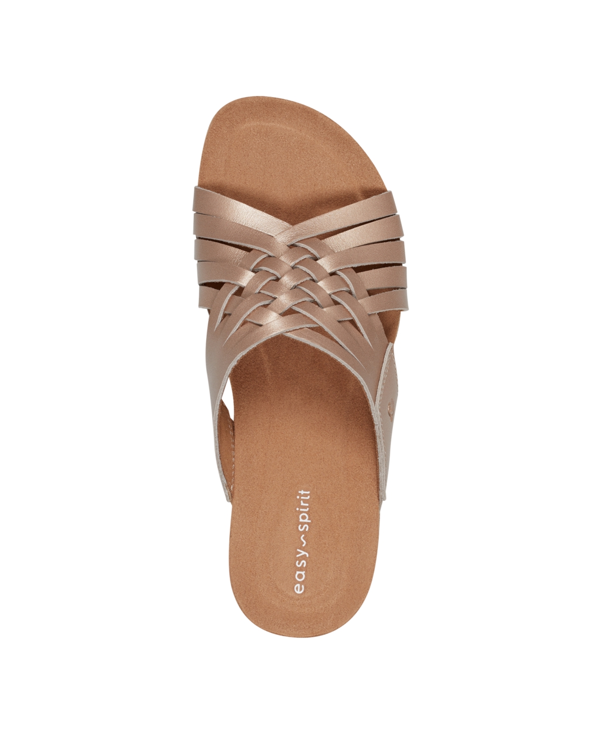 Easy Spirit Meadow Womens Leather Slip On Huarache Sandals