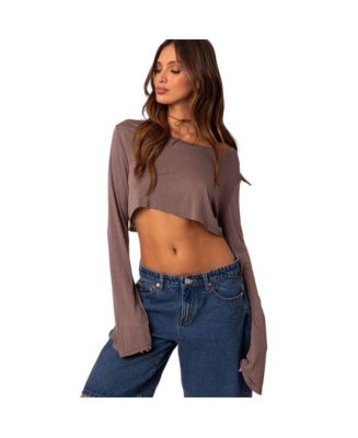 mame Lamé Jersey Cropped Sheer Top ベージュ mame Lamé Jersey Cropped Sheer Top ベージュ Lame Jersey