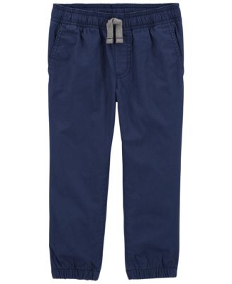 Carter's Toddler Boys Pull On Poplin Pants - Macy's