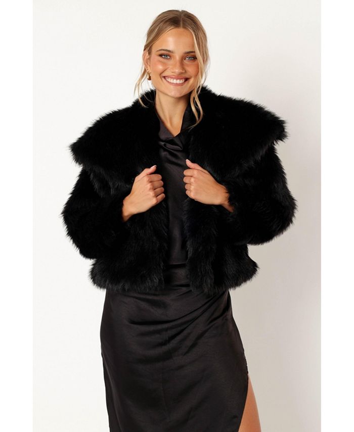 Macys faux fur jacket outlet