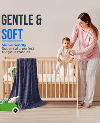 Cut Plush Lightweight Super Soft Luxury Bed Throw, 50" x 60"