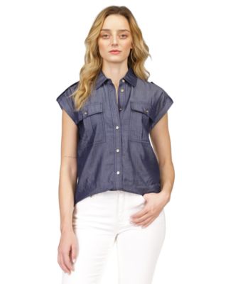 Michael Kors - Women's Chambray Utility Shirt