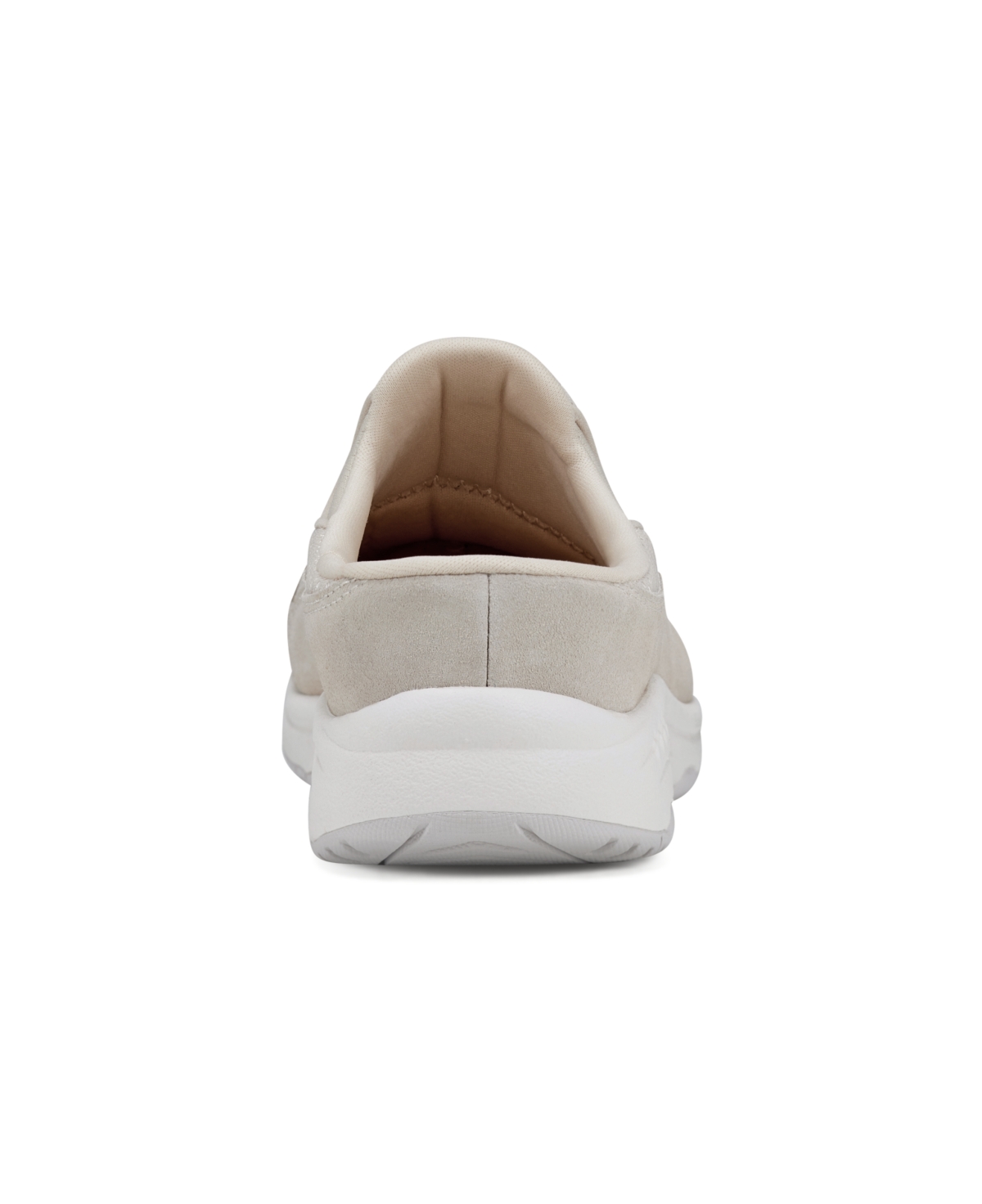 Shop Easy Spirit Women's Travel Time Slip-on Walking Mules In Light Natural Mesh