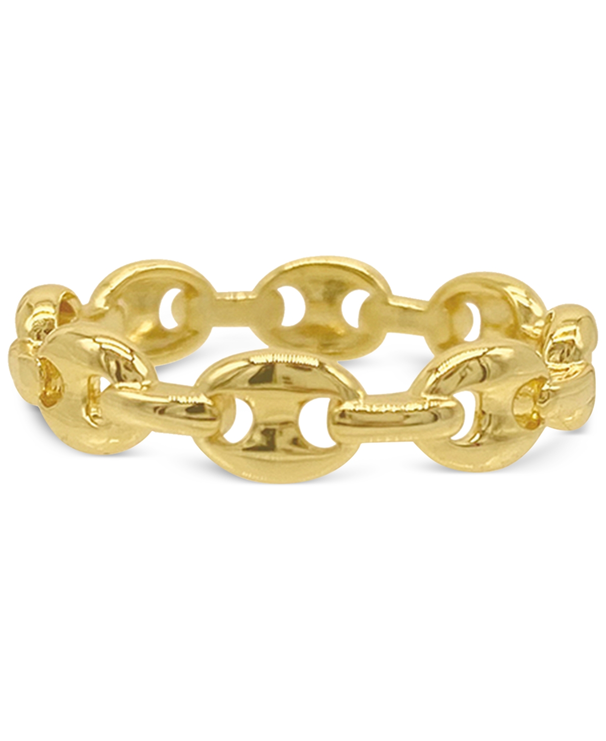 Adornia Gold-tone Water-resistant Mariner Band Ring