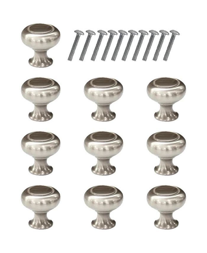 Mascot Hardware Infinity 11/6 in. Satin Nickel Round Metal