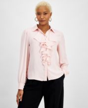 Pink Blouse Womens Tops Macy s