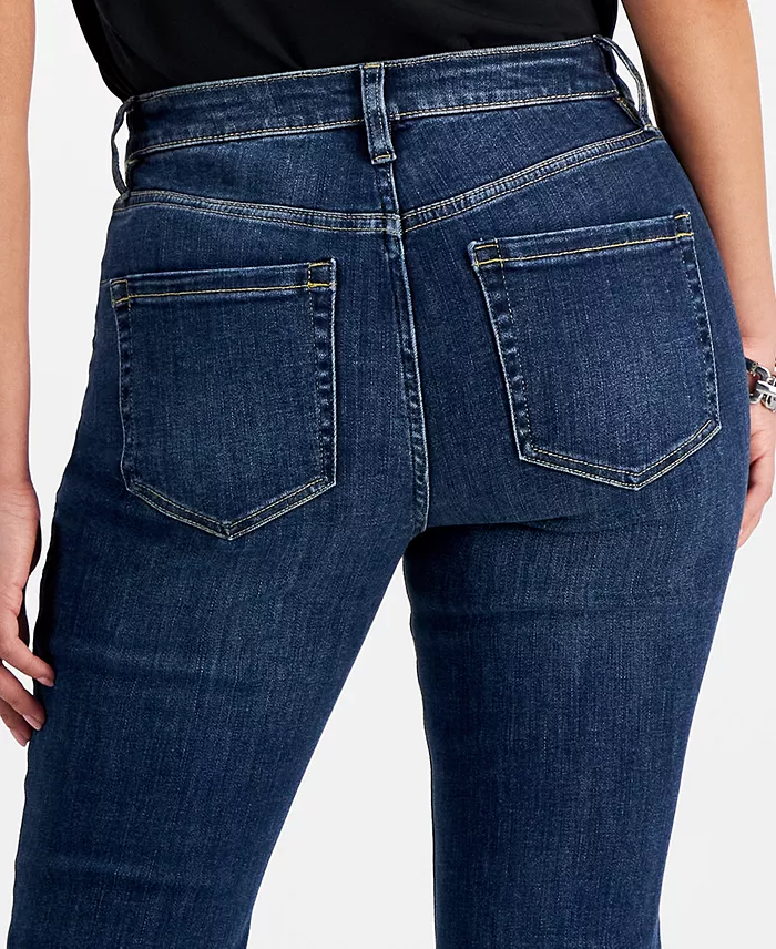 Petite Mid-Rise Flare Denim Jeans - thumbnail 5