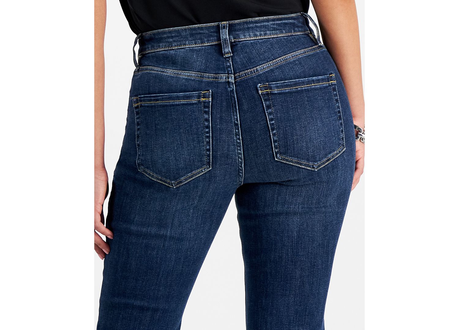 Petite Mid-Rise Bootcut Denim Jeans