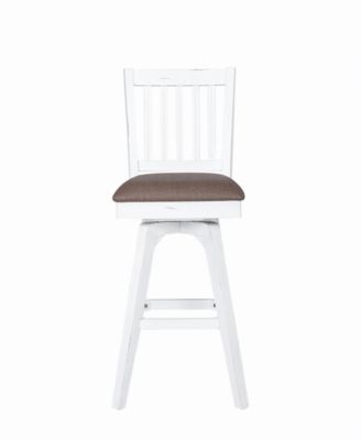 CLOSEOUT Peighton 8-Piece Bar Set (Back bar with hutch, bar with 2 saddle stools, and pub table with 2 swivel stools)