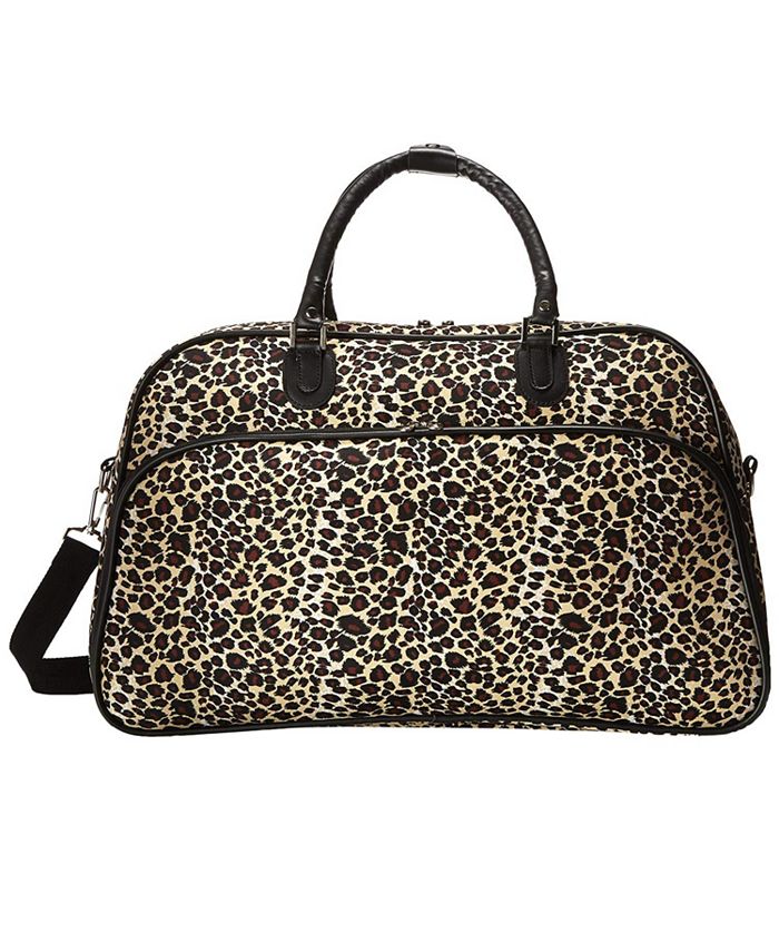21 In. ZigZag Carry-On Shoulder Tote Duffel Bag- Pink Lemonade