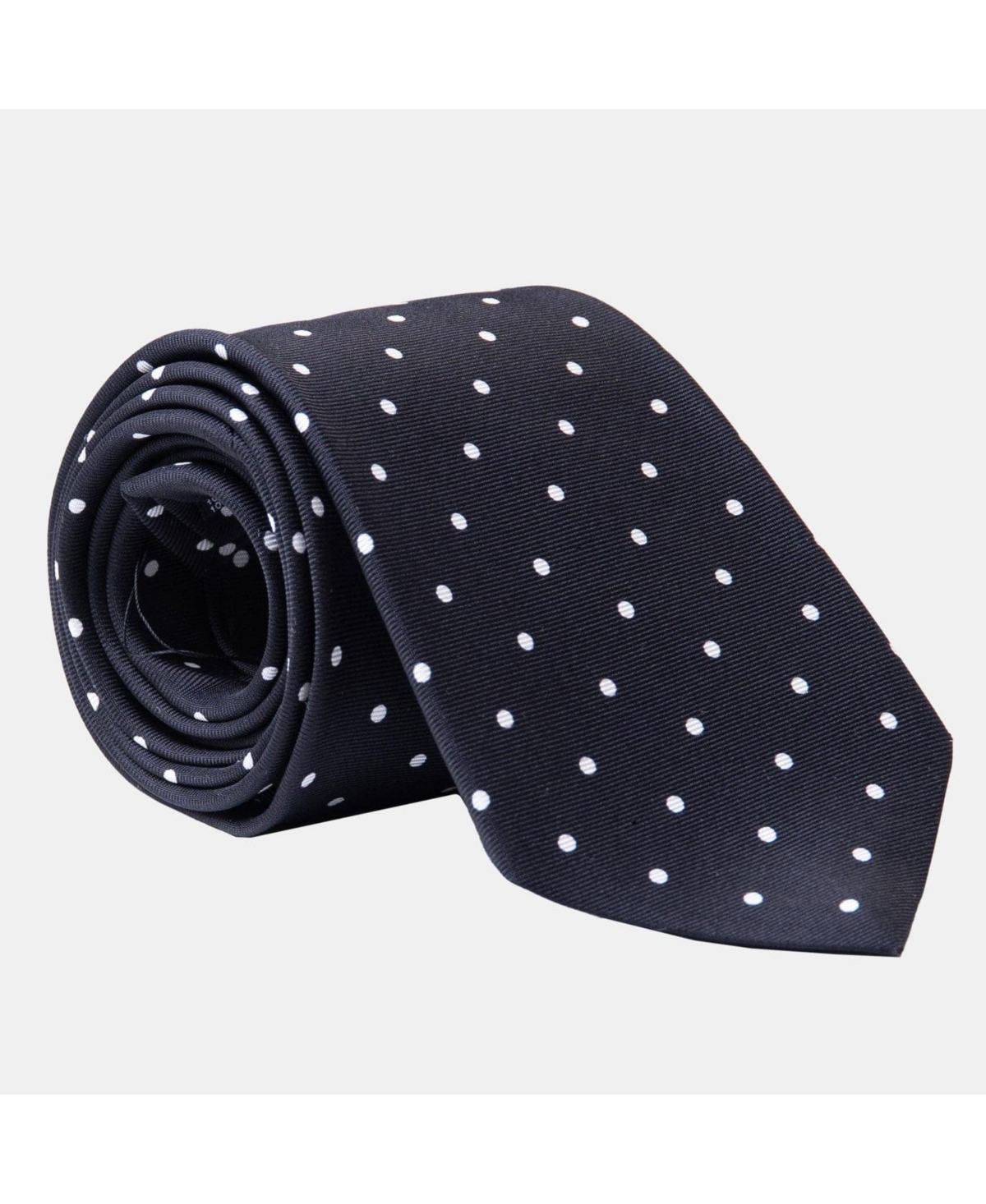 Orvieto - Extra Long Printed Silk Tie for Men - Black