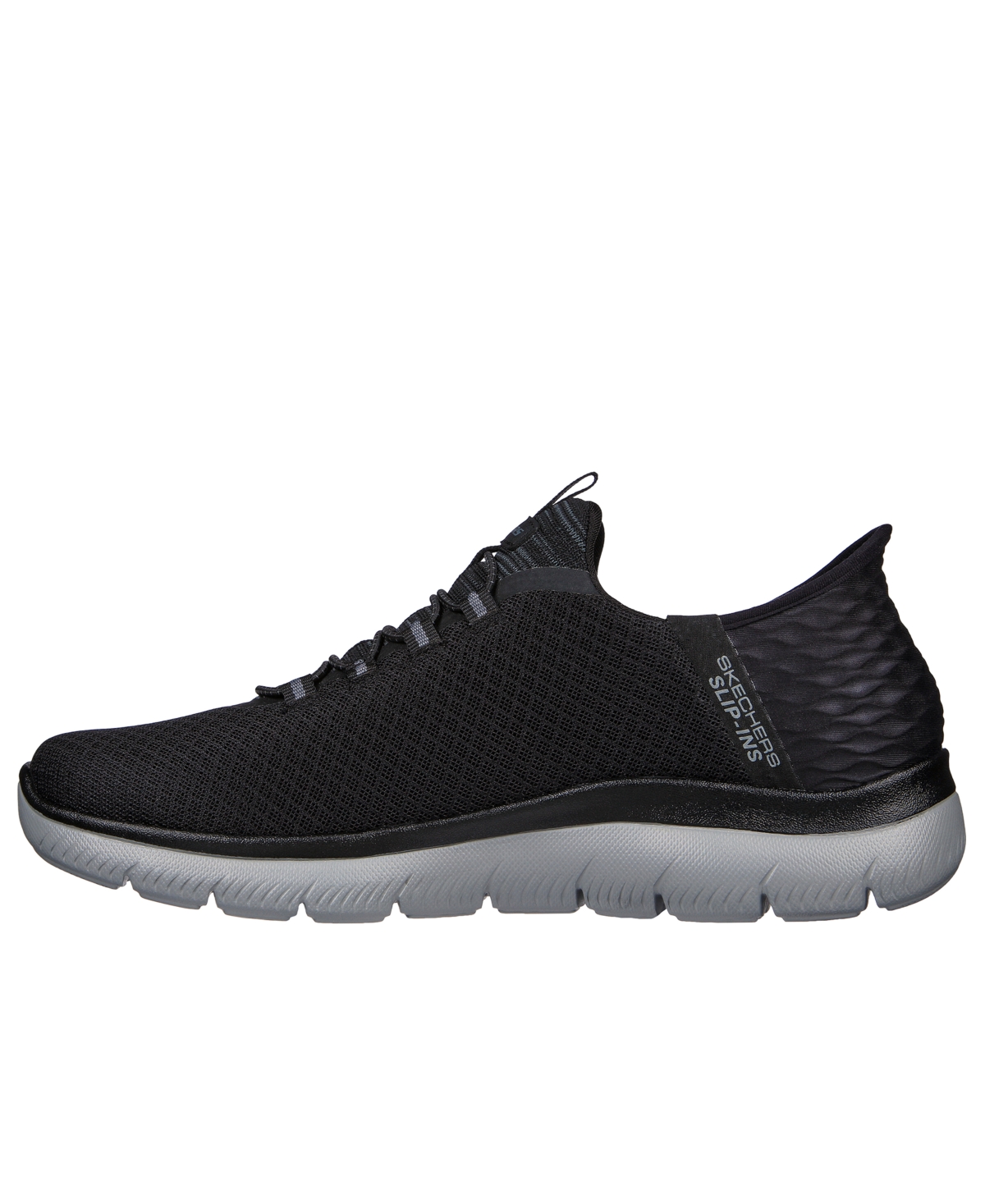 Shop Skechers Men's Slip-ins Summits High Range Casual Sneakers From Finish Line In Black