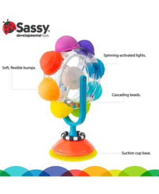 Sassy Light Up Rainbow Wheel Tray Toy, Multi