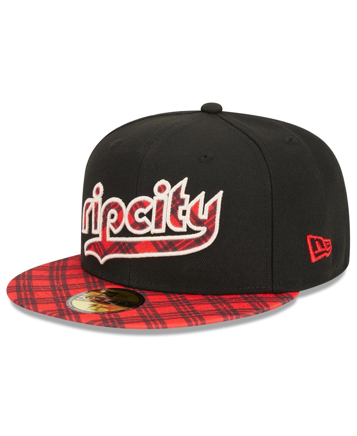 Men's New EraPortland Trail Blazers 2023/24 City Edition 59FIFTY Fitted Hat - Black