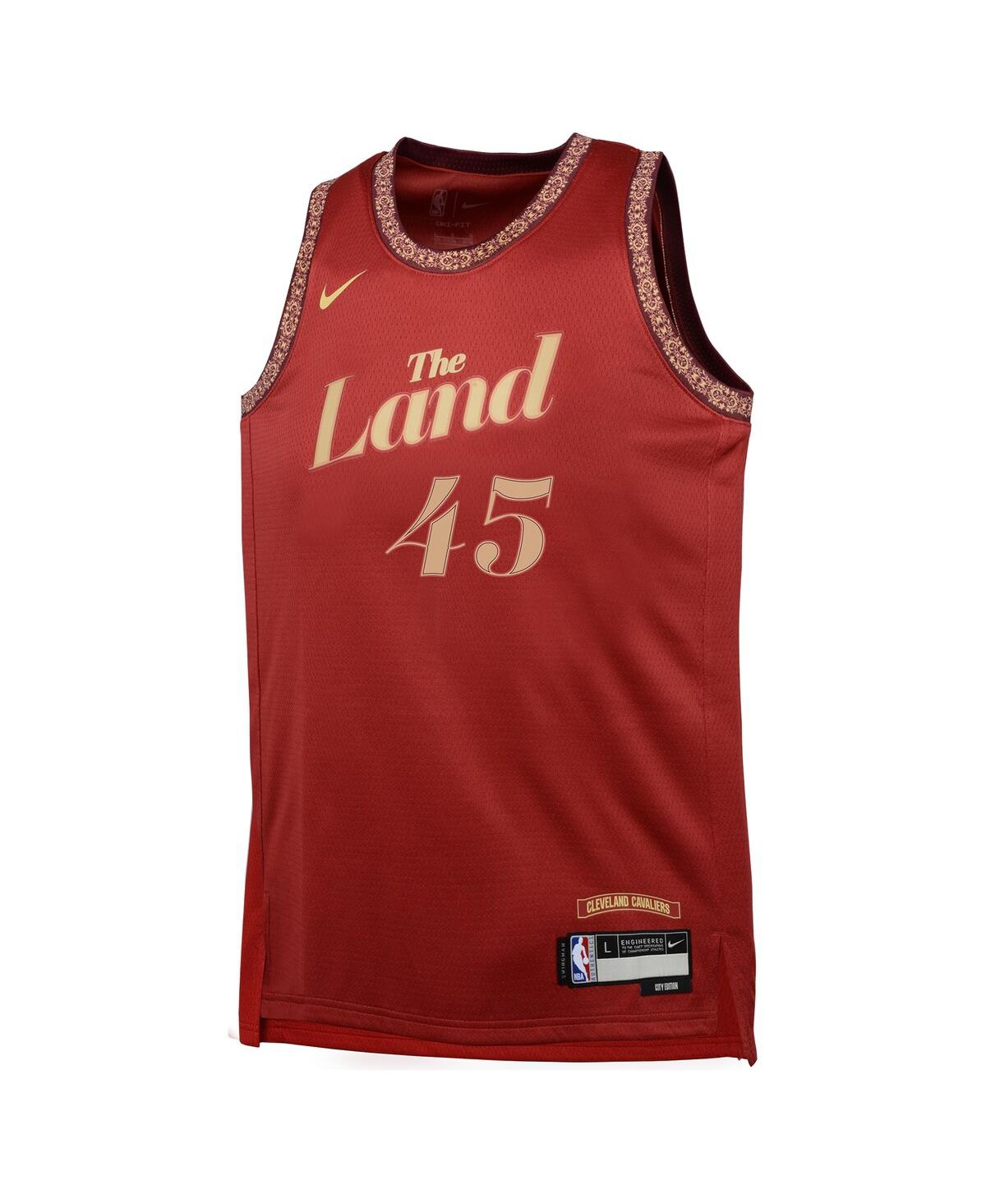 Big Boys Nike Donovan MitchellCleveland Cavaliers 2023/24 Swingman Replica Jersey - City Edition - Wine
