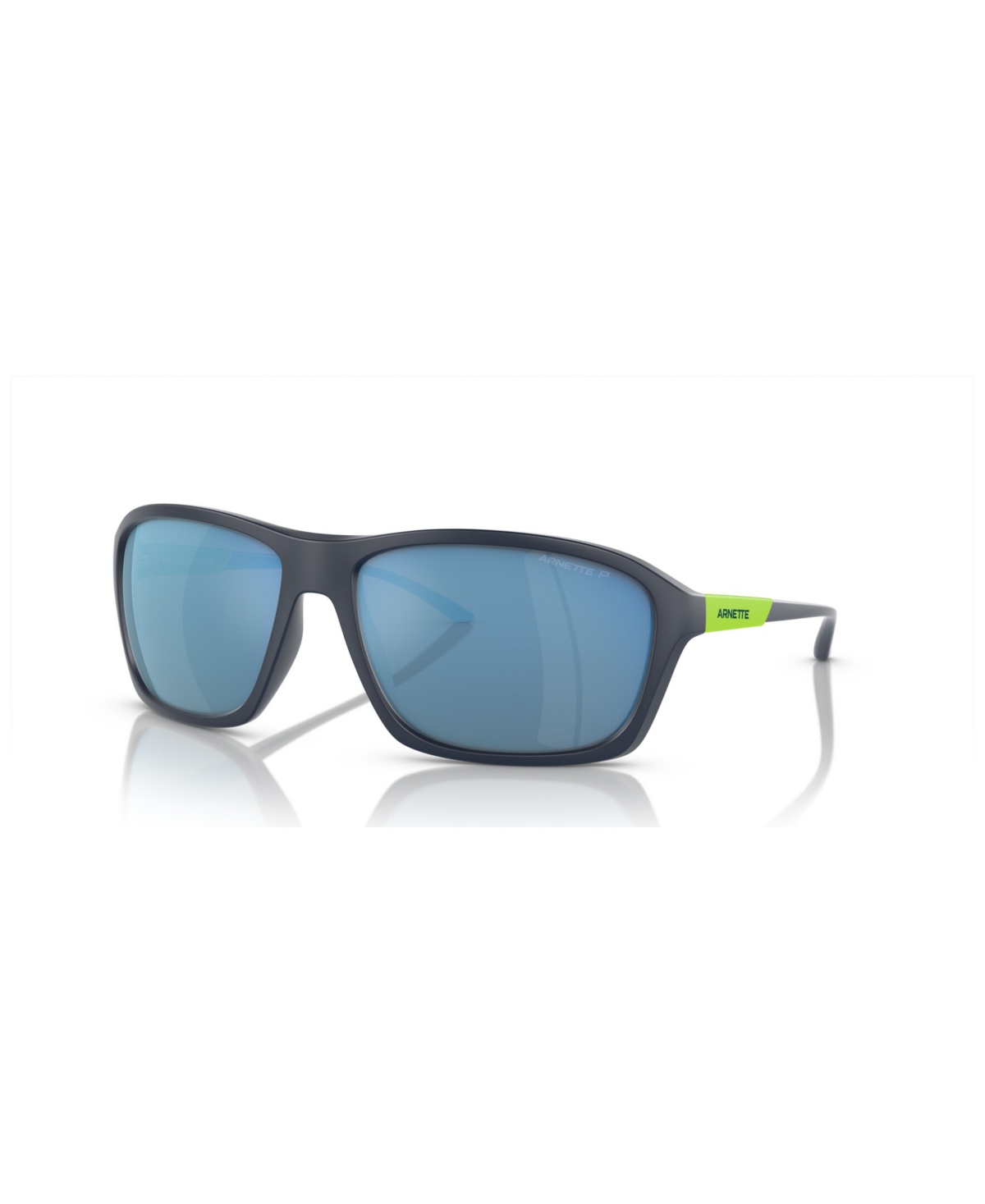 Arnette Men's Nitewish Polarized Sunglasses, Mirror Polar An4329 In Matte Blue