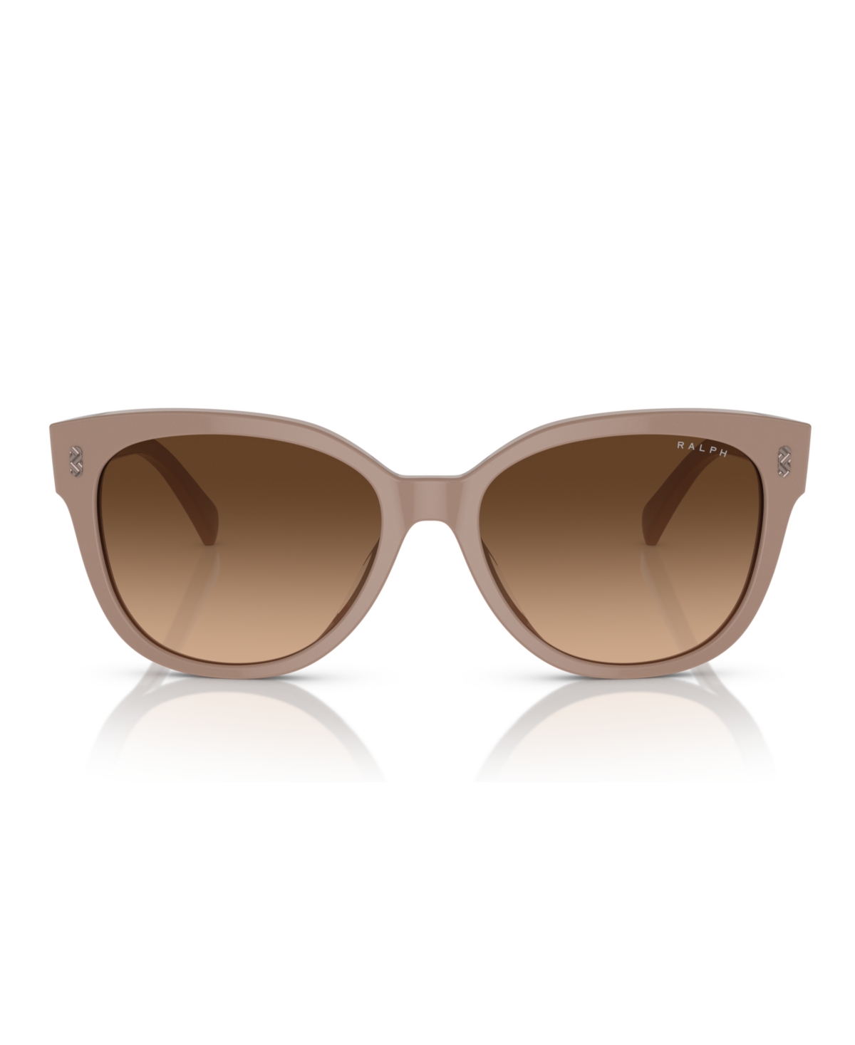 Shop Ralph By Ralph Lauren Women's Sunglasses, Gradient Ra5305u In Shiny Solid Beige