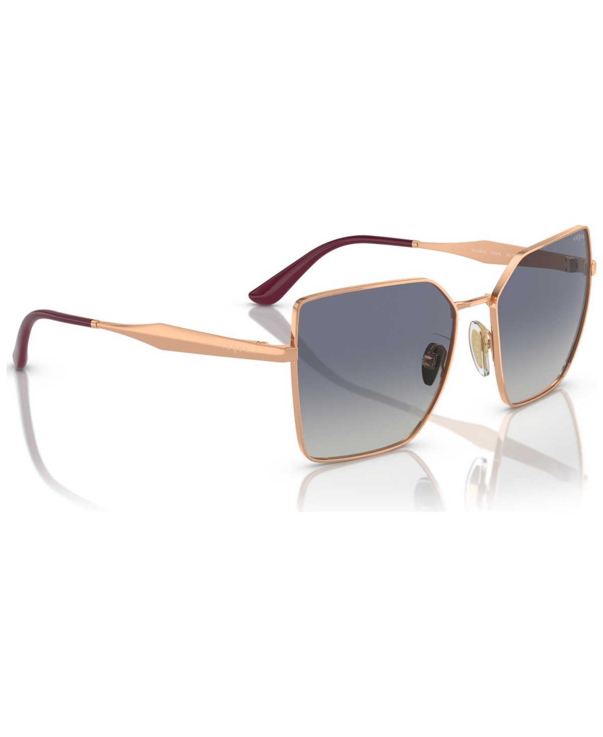 Shop Vogue Eyewear Women's Sunglasses, Gradient Vo4284s In Rose Gold