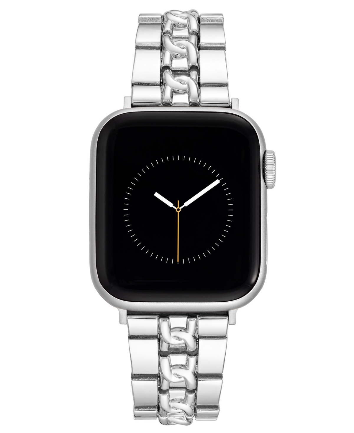 Nine West Women's Silver-tone Alloy Bracelet Compatible With 38mm, 40mm And 41mm Apple Watch