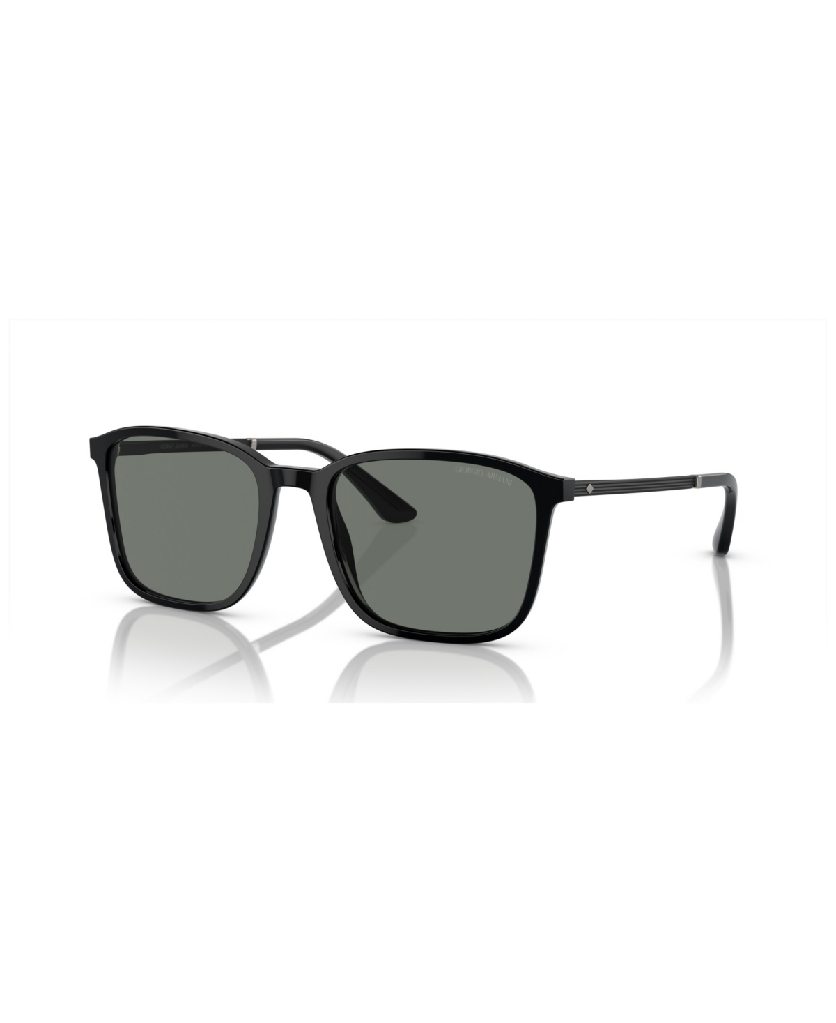 Shop Giorgio Armani Men's Sunglasses Ar8197 In Black