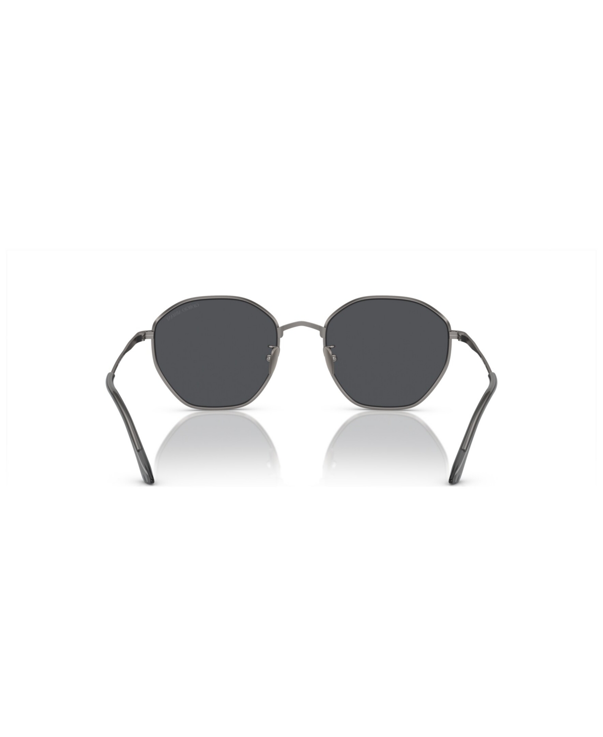 Shop Giorgio Armani Men's Sunglasses Ar6150 In Matte Gunmetal