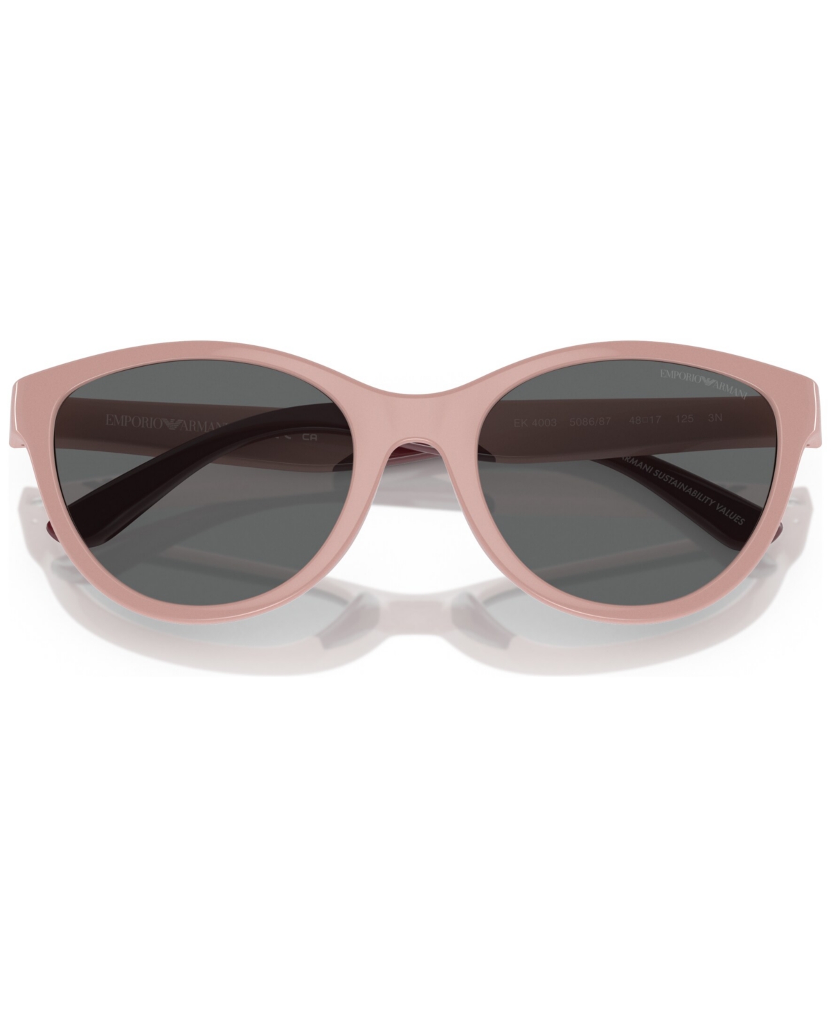 Shop Emporio Armani Kids Sunglasses Ek4003 In Shiny Pink