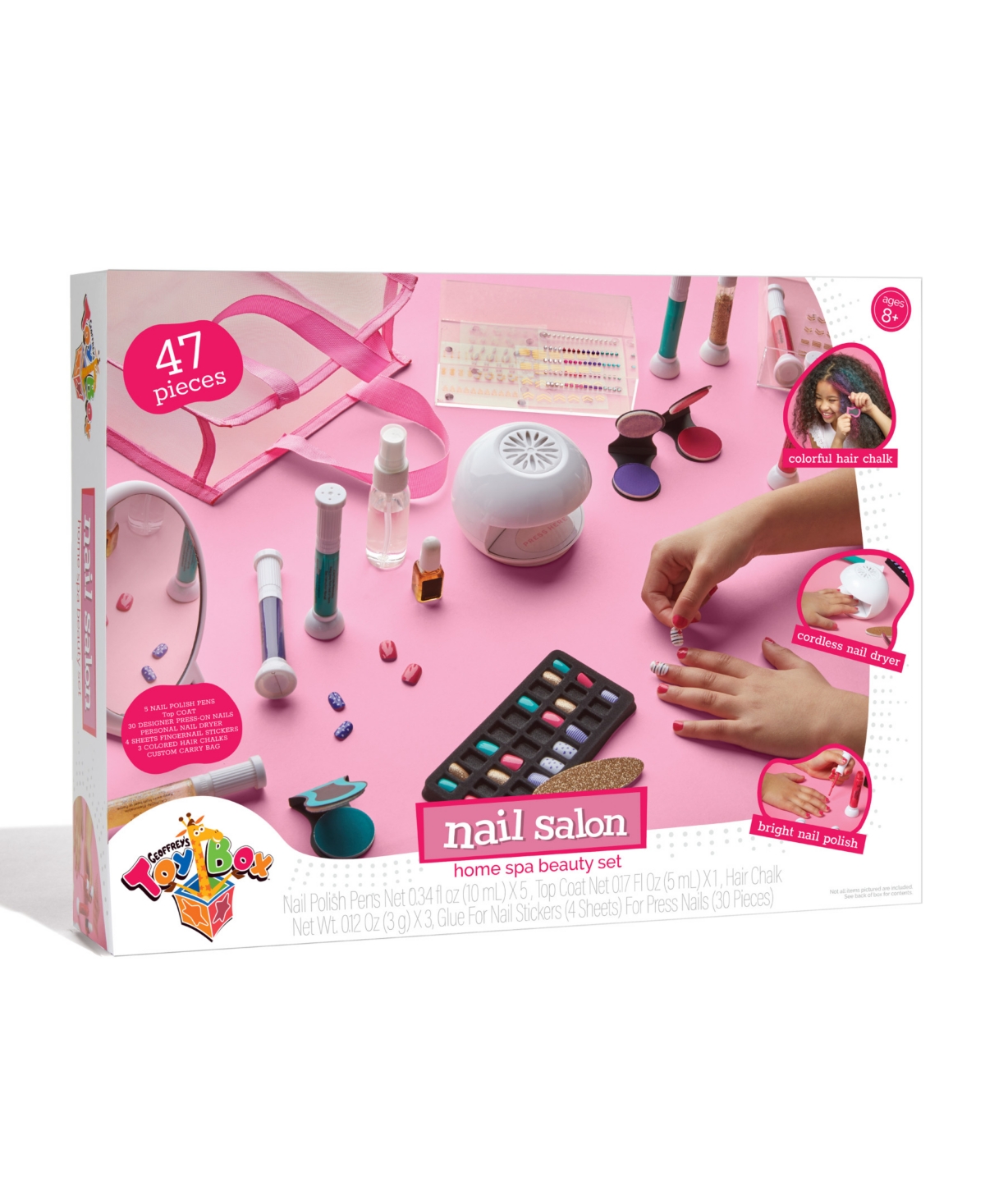 Geoffrey's Toy Box Pampered Play Day Spa Beauty Set, Created For Macy's In White
