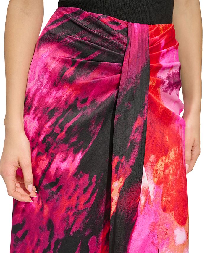 Satin Sarong Skirt main image 1