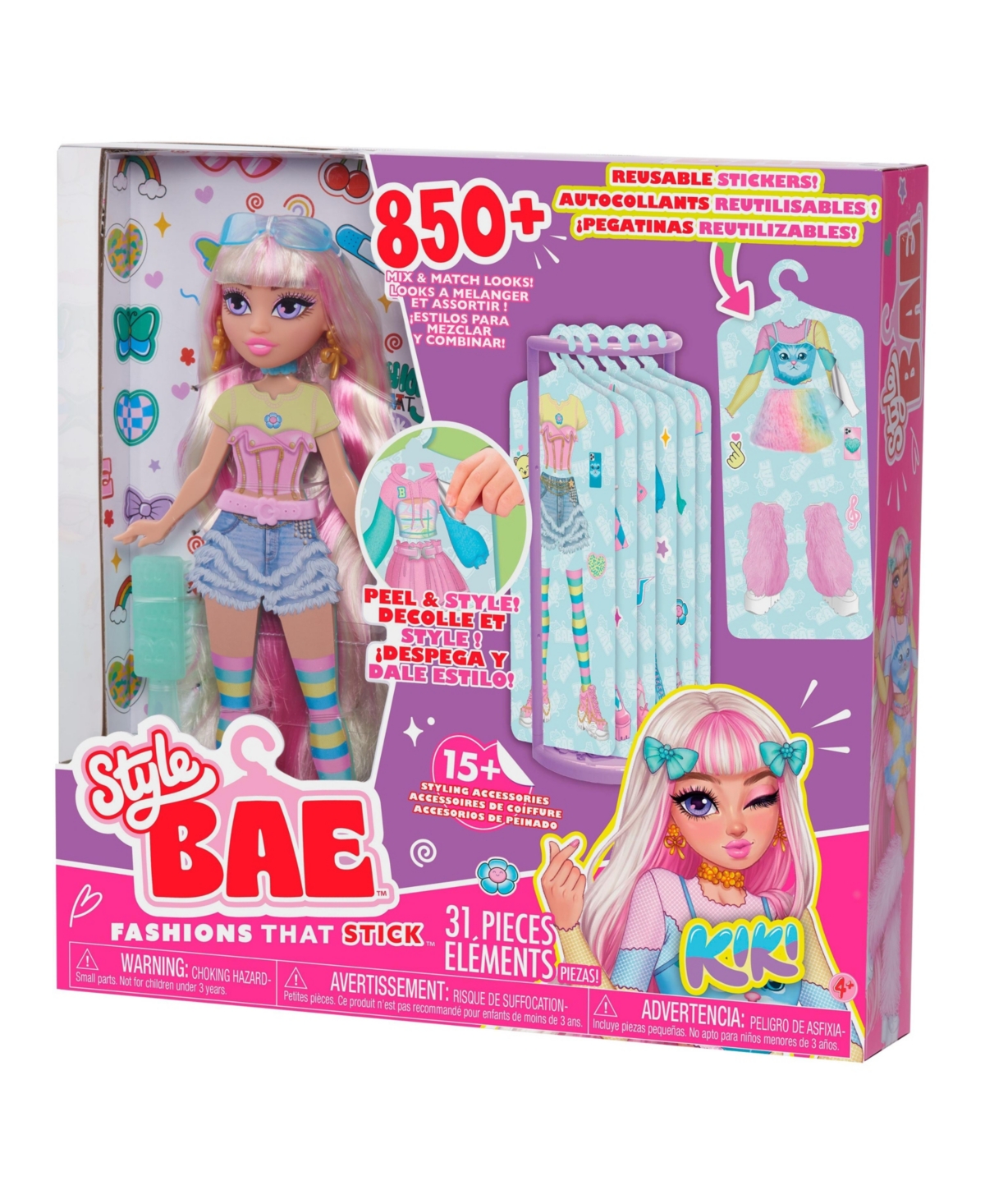 Style Bae Kiki 10" Fashion Doll And Accessories In Multi