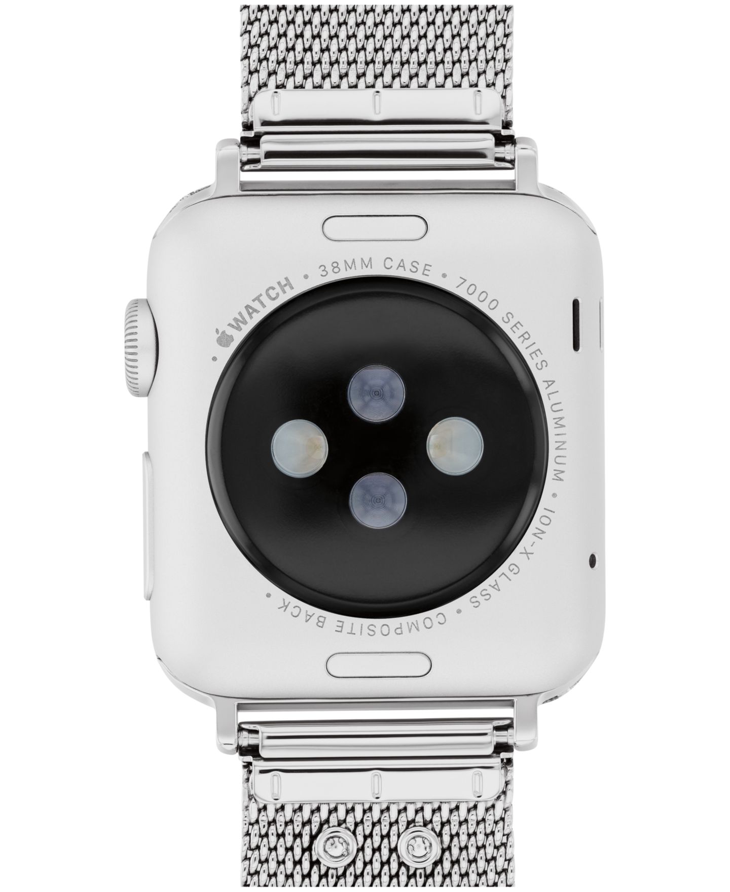 Браслет Coach сетчатый для Apple Watch 38/40/41 мм серебристый — фото 4