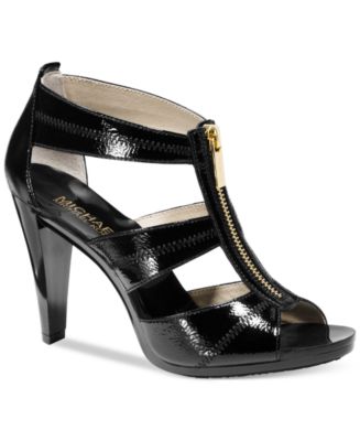 Michael Kors Wide Width Berkley T-Strap Sandals & Reviews - Sandals - Shoes  - Macy's
