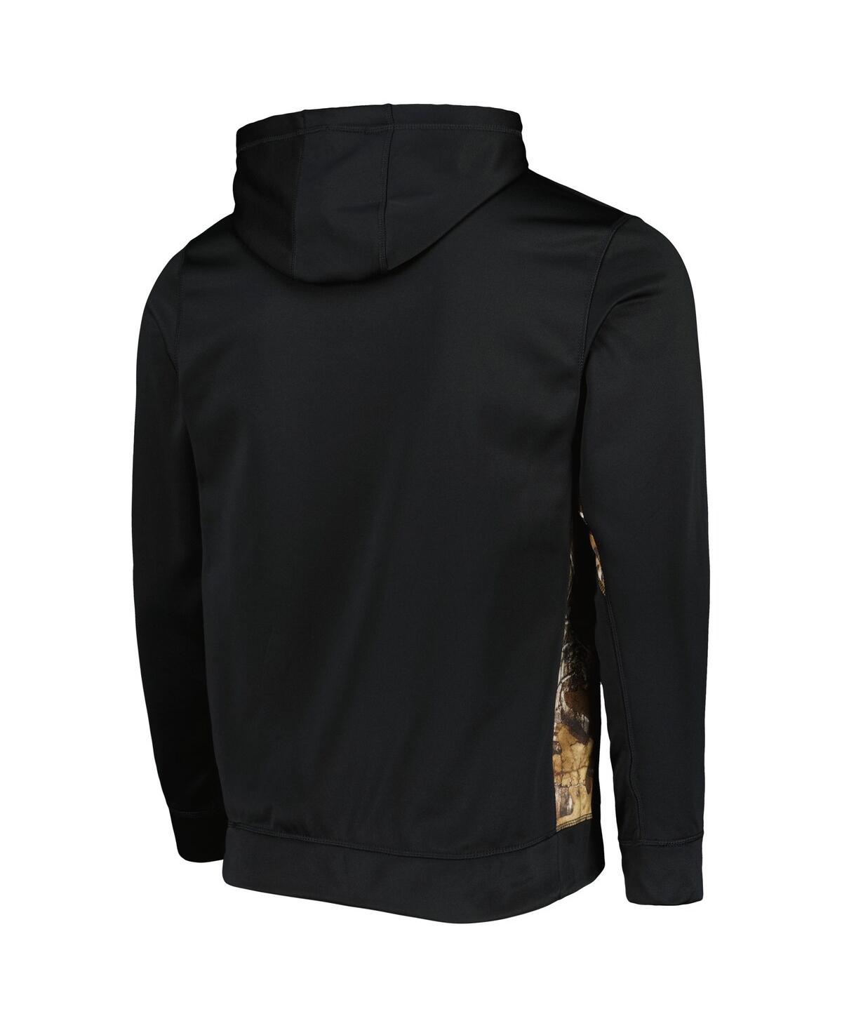 DUNBROOKE MEN'S DUNBROOKE BLACK, CAMO MILWAUKEE BREWERS RANGER PULLOVER HOODIE 