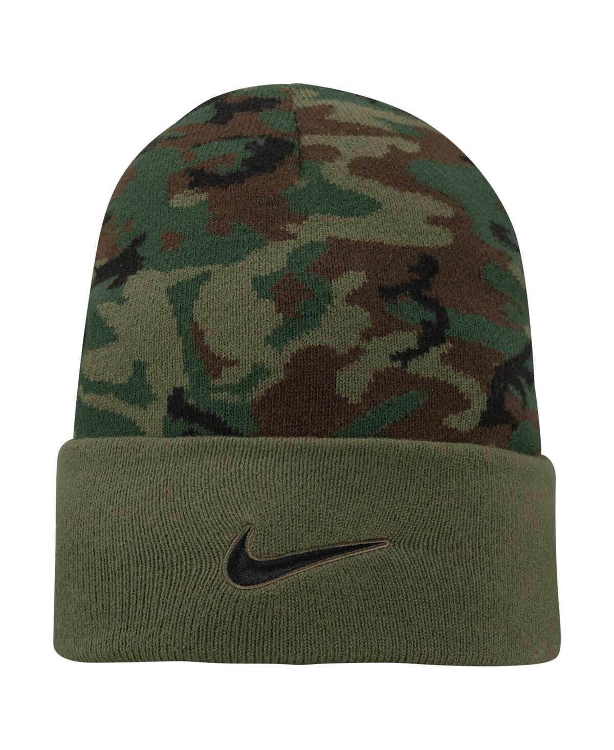 Shop Nike Men's  Camo Usc Trojans Military-inspired Pack Cuffed Knit Hat