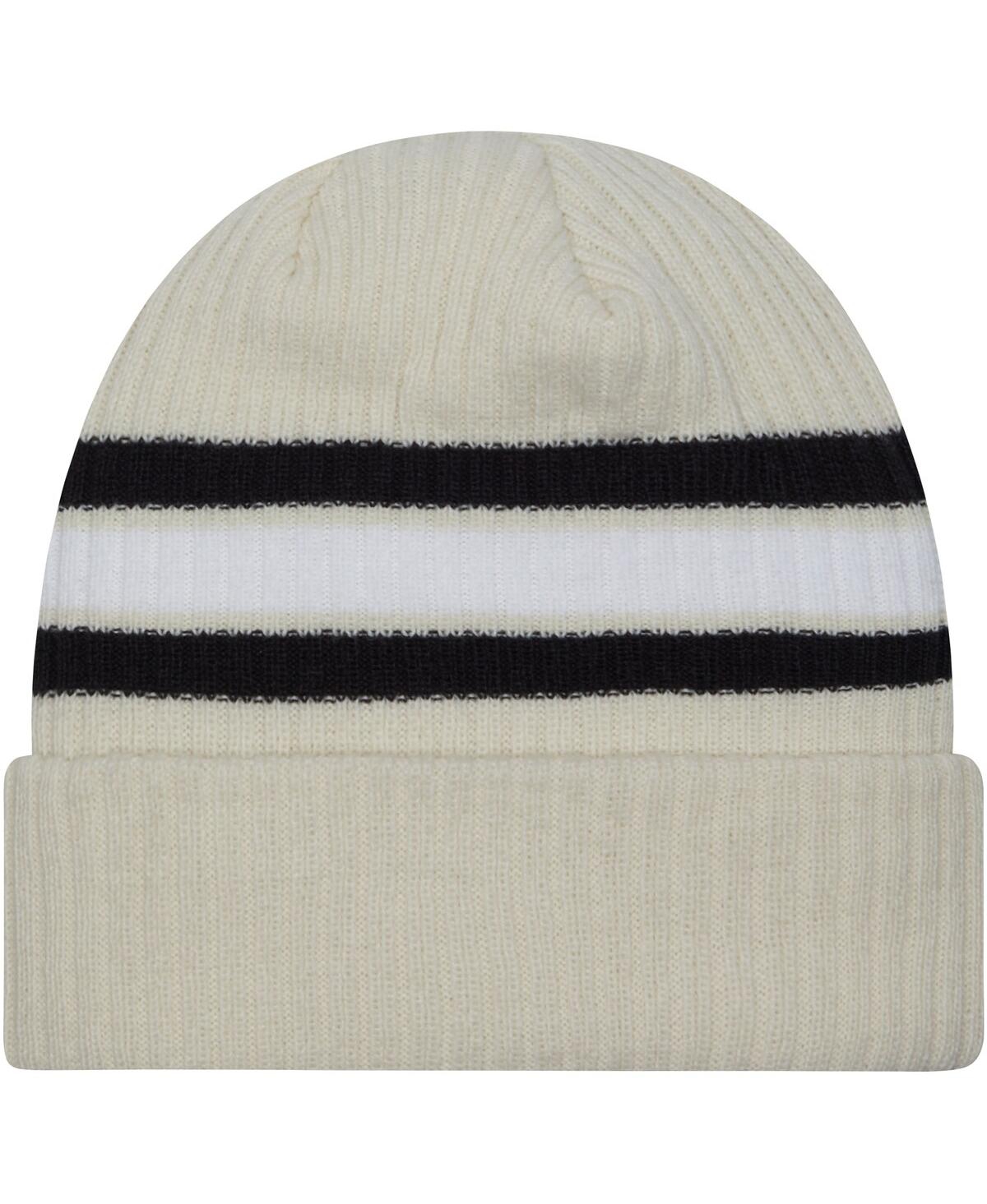 Men's New EraDistressed Penn State Nittany Lions Vintage-Like Cuffed Knit Hat - Cream
