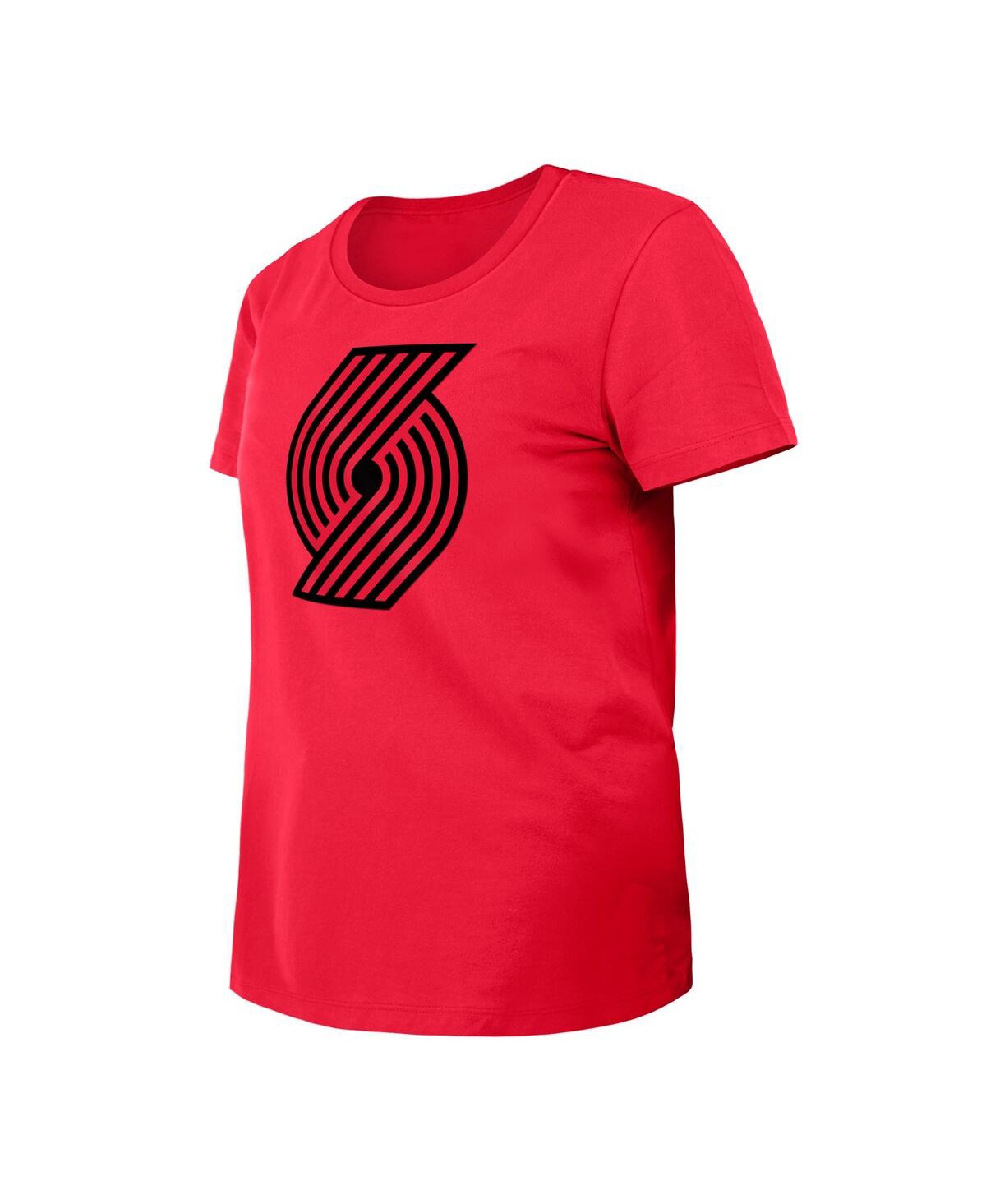 Shop New Era Women's  Red Portland Trail Blazers 2023/24 City Edition T-shirt