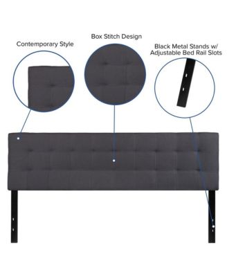 Quilted Tufted King Upholstered Headboard