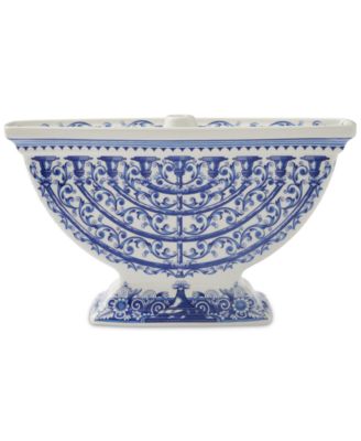 Blue Italian Menorah