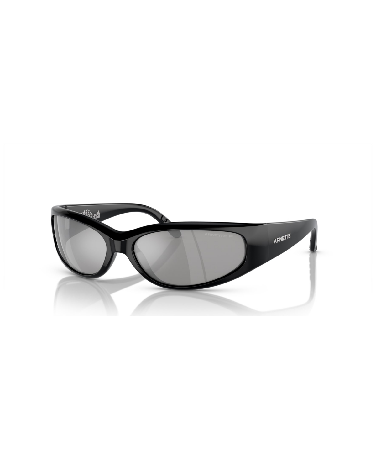 Arnette Men's Catfish Polarized Sunglasses, Mirror Polar An4302 In Black