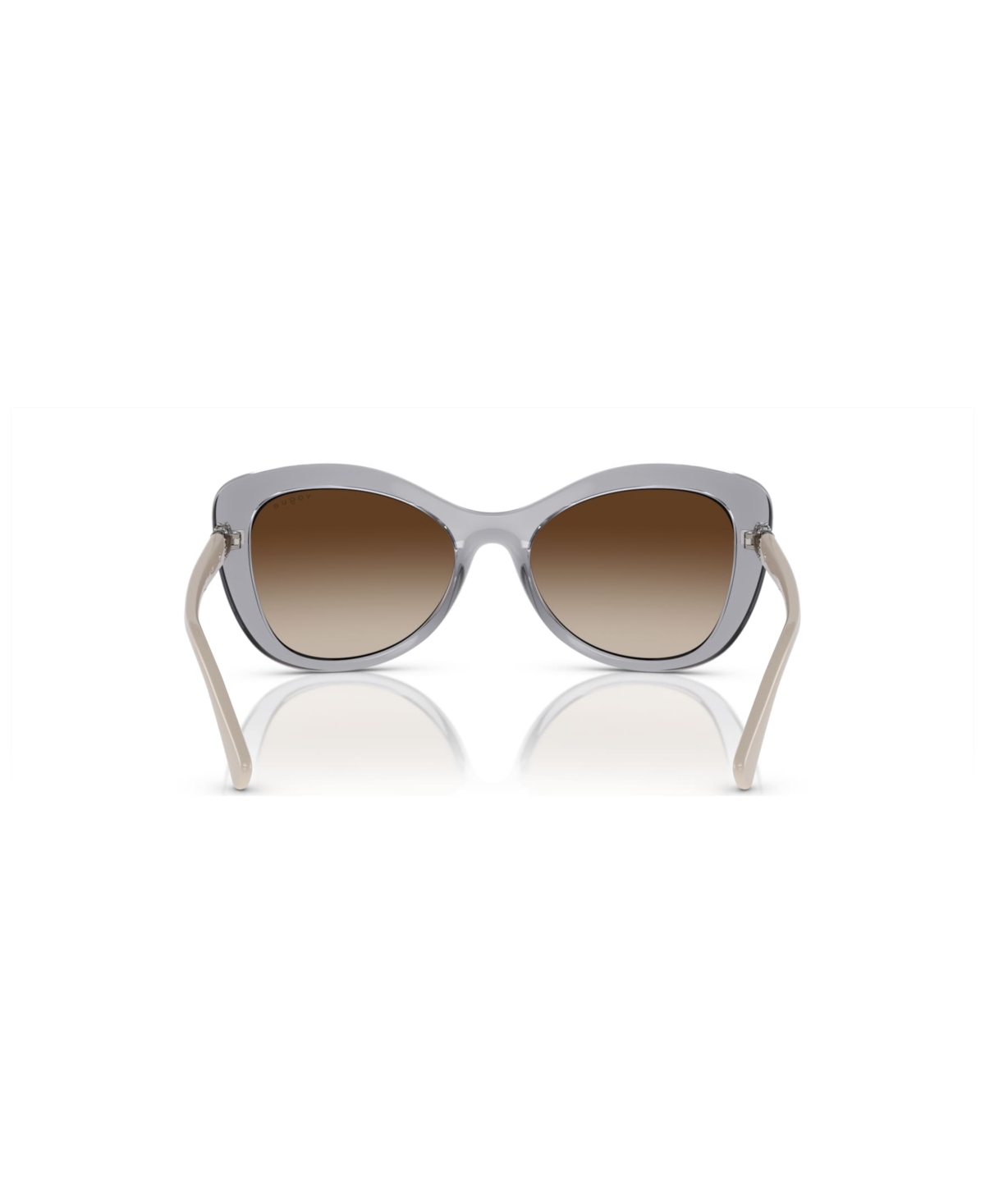 Shop Vogue Eyewear Women's Sunglasses, Gradient Vo5515sb In Transparent Gray