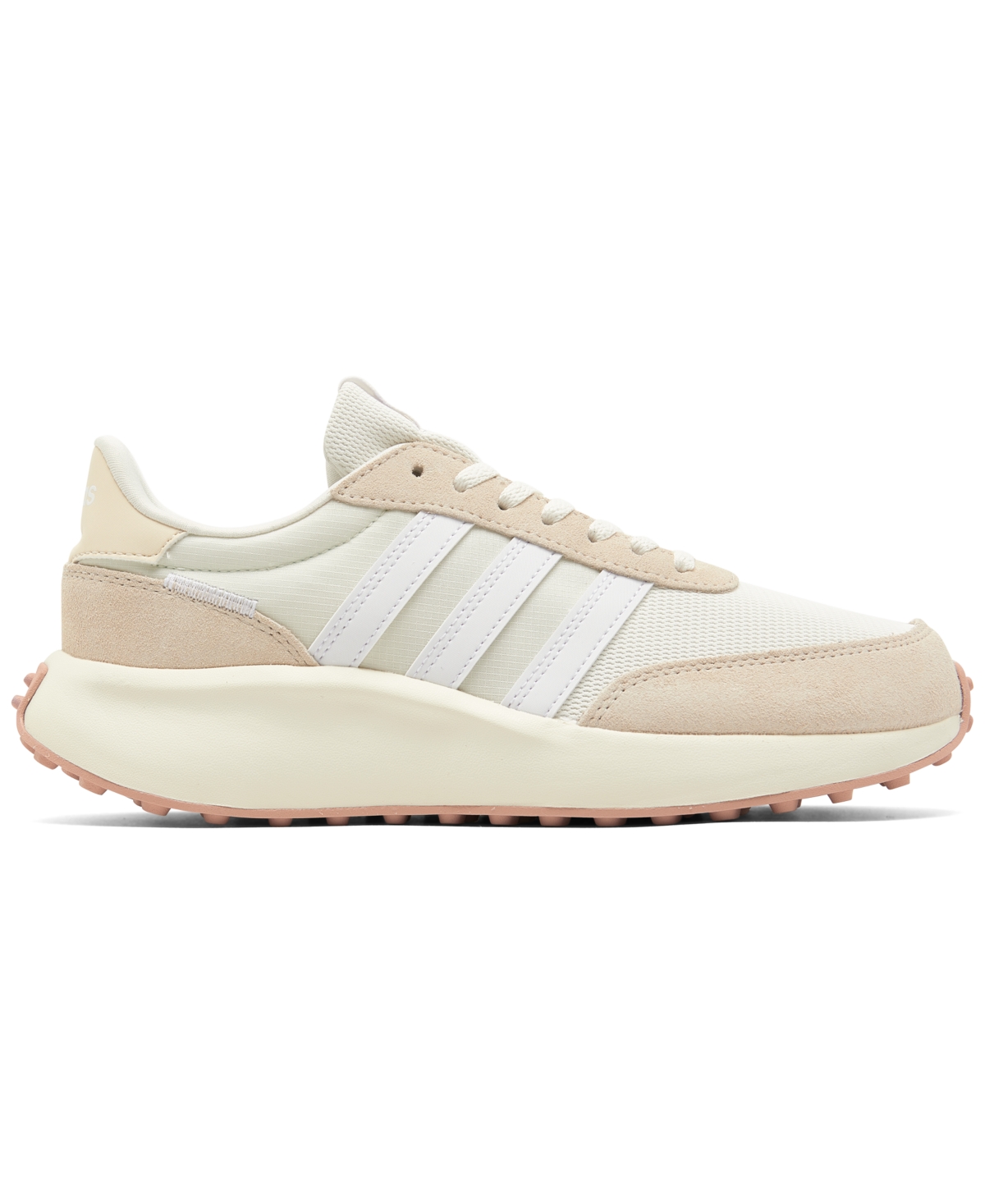 Shop Adidas Originals Women's Run 70s Casual Sneakers From Finish Line In Off White,white