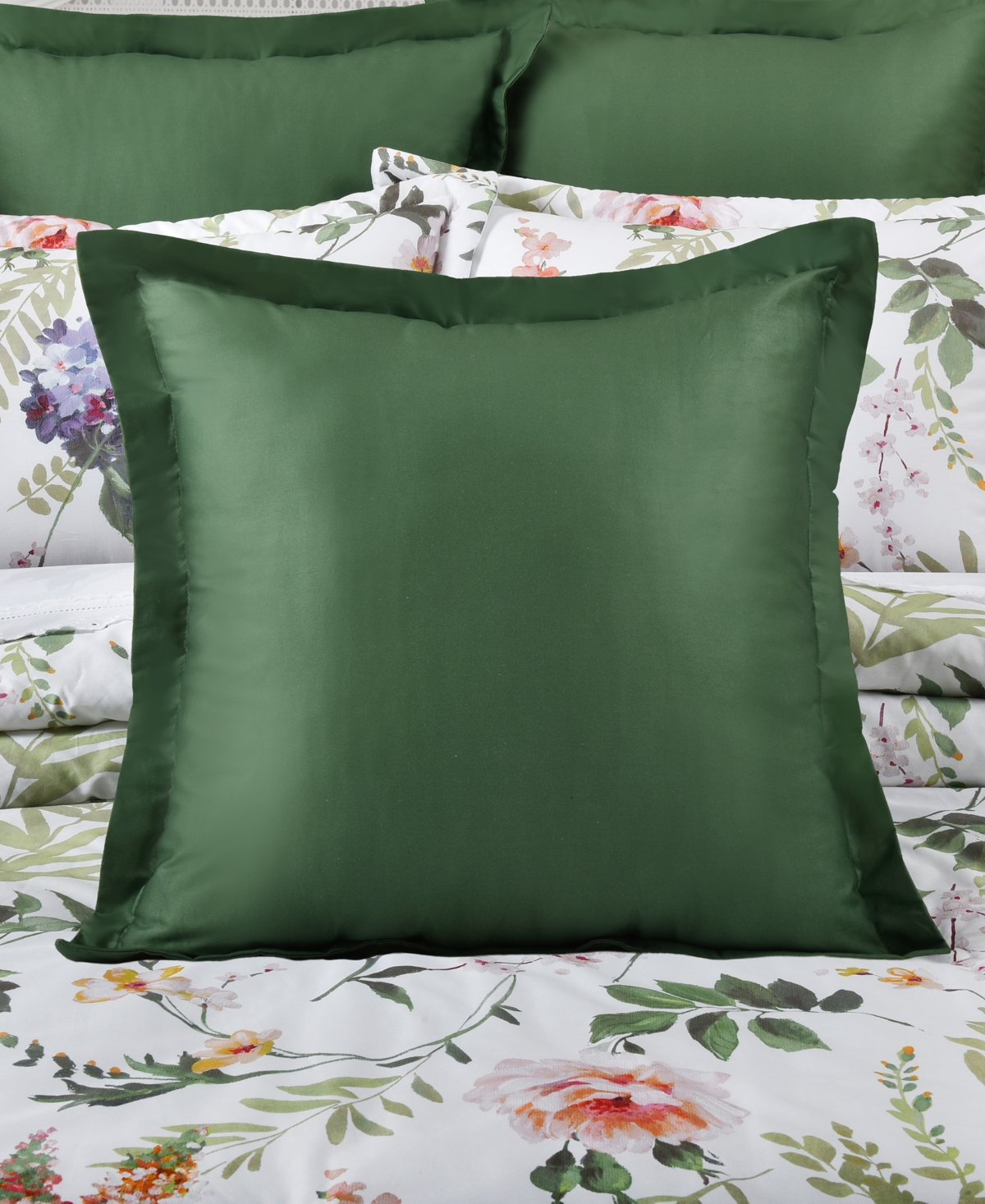 Piper & Wright Clara Square Decorative Pillow, 20" X 20" In Green