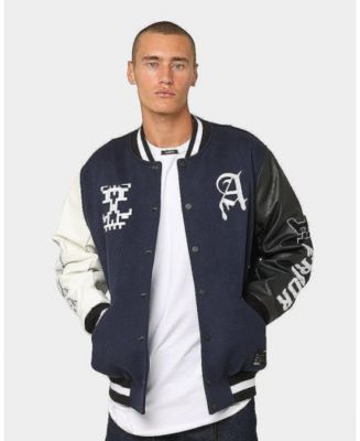 The Anti Order Mens Dead Pixel Leather Varsity Jacket - Macy's