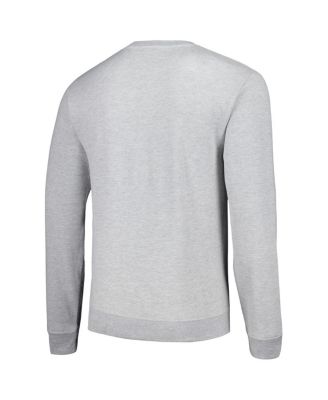 Men's Heather Gray Distressed Tennessee Volunteers Stadium Essential Pullover Sweatshirt