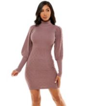  PMUYBHF Knit Sweater Dress Button Down Mini Dress