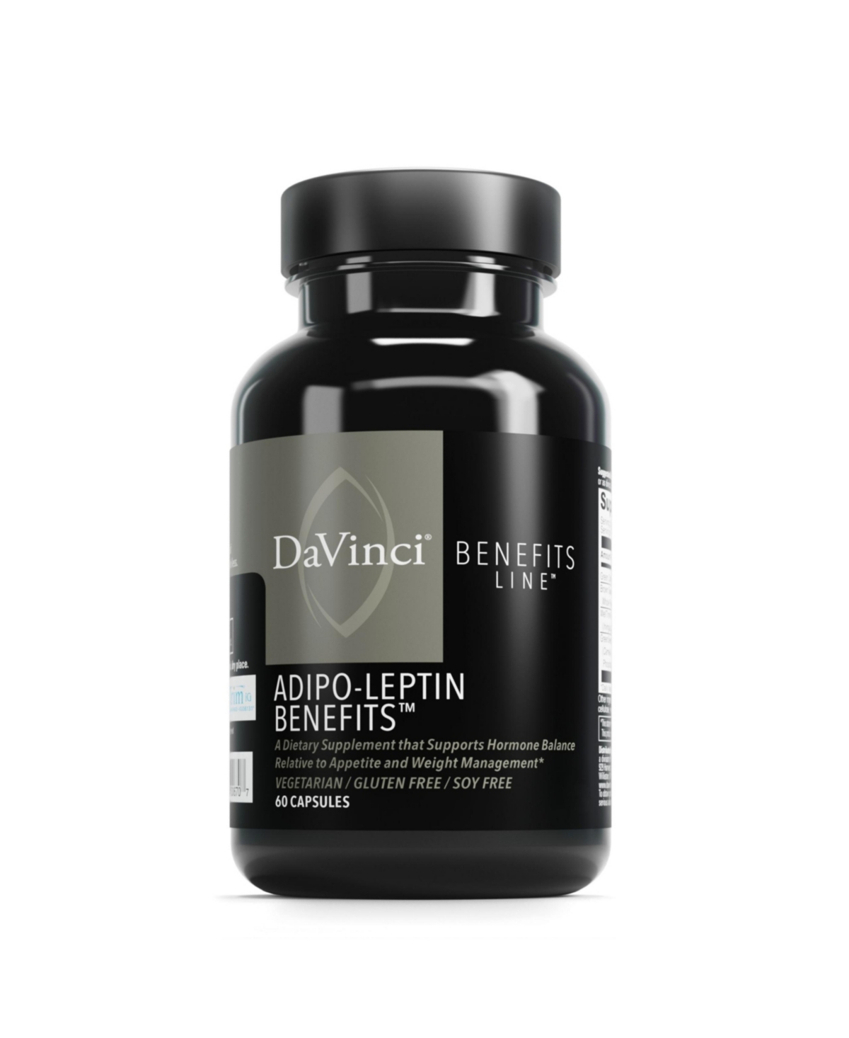 DaVinci Labs Adipo-Leptin Benefits - Dietary Supplement to Support Appetite Control and Fat Metabolism - With Green Coffee Bean E