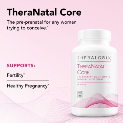 TheraNatal Core Preconception Prenatal Vitamin (90 Day Supply)