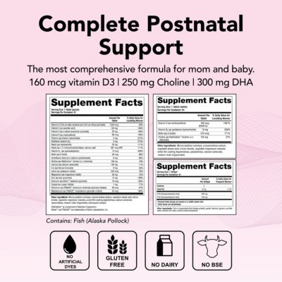 TheraNatal Lactation Complete Postnatal Vitamins with Vitamin D