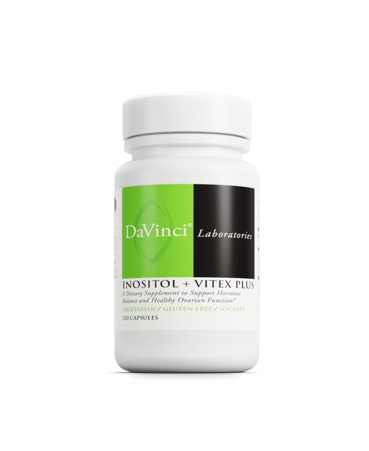 Davinci Labs - Inositol + Vitex Plus - A Dietary Supplement to Support Hormone Balance and Healthy Ovarian Function - Vegetarian,