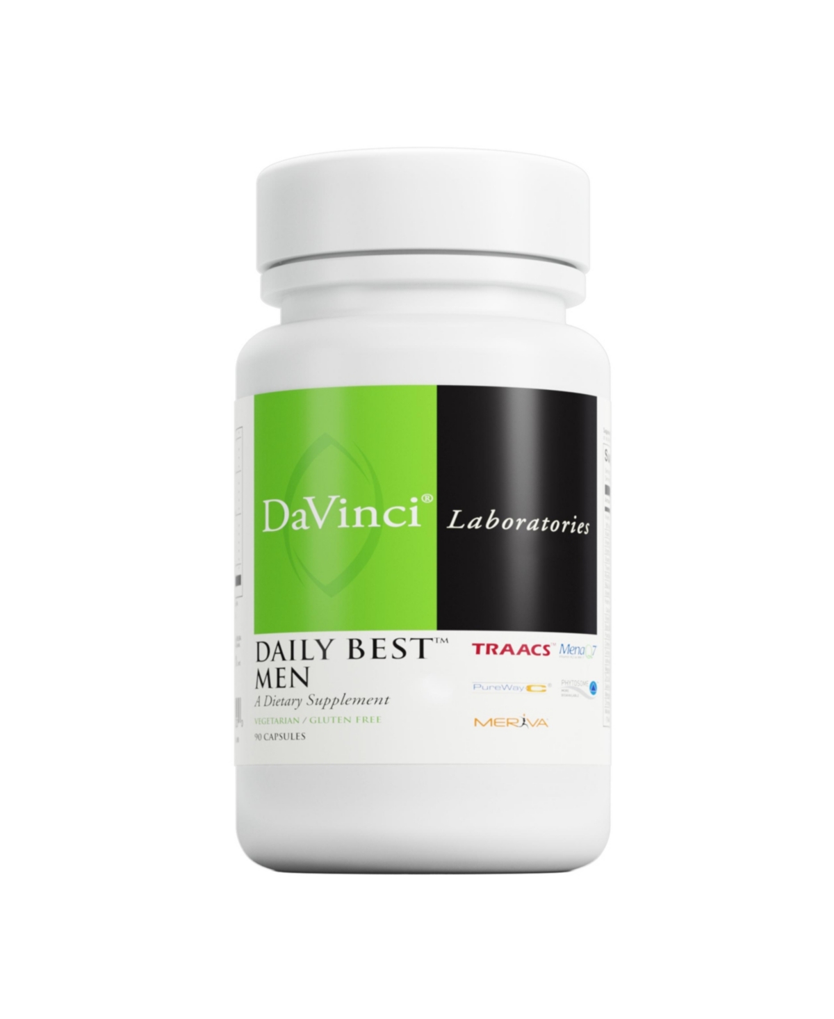 DaVinci Labs - Daily Best Men - A Dietary Supplement with Vitamin B6, Vitamin B12 Vitamin C, Vitamin K2, and More - Vegetarian, G
