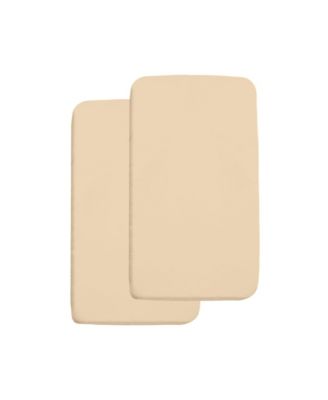 All-in-One Fitted Sheet & Waterproof Cover for 36" x 18" Cradle Mattress (2-Pack)